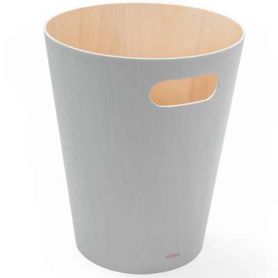 Корзина для мусора woodrow, 7,5 л, светло-серая UMBRA 082780-918