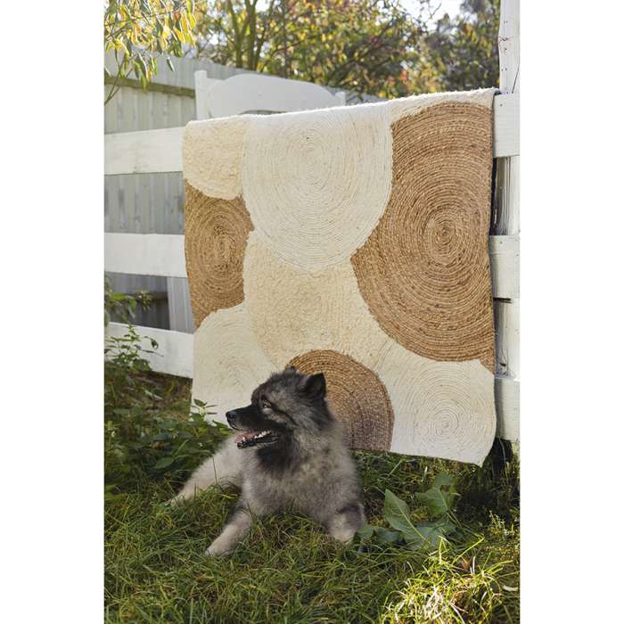 Ковер из джута, шерсти из хлопка agra из коллекции ethnic, 160х230см Tkano TK23-DR0013