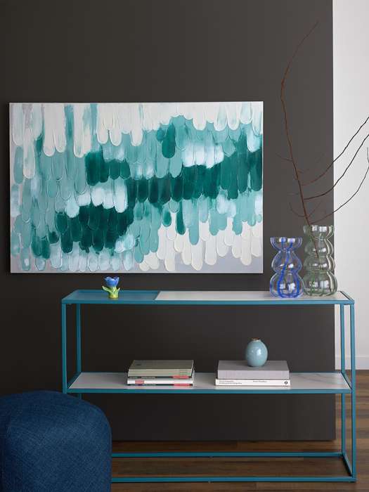 Панно декоративное с ручной росписью by feel, 120х80 см, индиго Bergenson Bjorn BB0000955