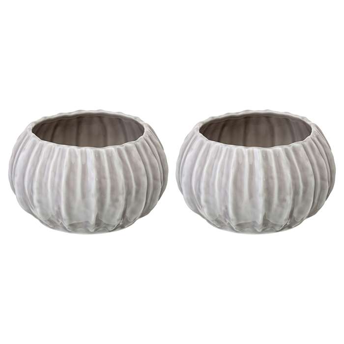 Набор из 2 салатников actinia серого цвета из коллекции sea treasures, 640 мл Tkano TK25-TW_BW0002