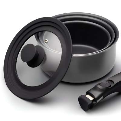 Набор из трех форм с индукционным антипригарным покрытием (17 см, 19,5 см, 21 см) MC Smart Space Kitchen Craft MCSPSPANSET3PC