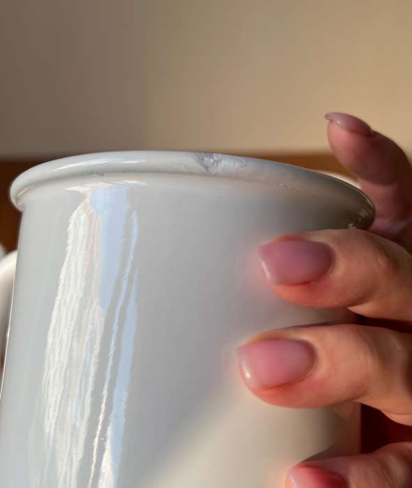 Кружка 8 см, 0,375 л, белый, WEISS RIESS 0221-033-1