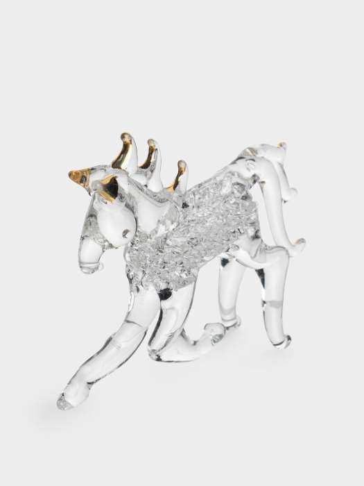 Статуэтка, 8х9 см, стекло, золотистая, Лошадка, Horse ANNA LAFARG ANLAF-DF24-KH182