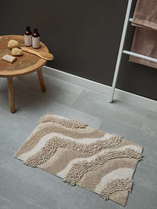 Коврик для ванной sands бежевого цвета из коллекции ethnic Tkano TK25-BM0003