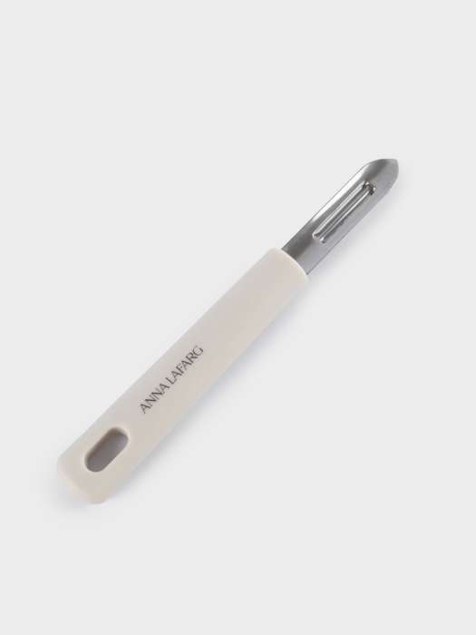 Овощечистка, 20 см, сталь/пластик, серо-бежевая, Universal ANNA LAFARG ANLAF-KT242006B-11
