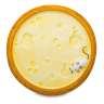 Блюдо круглое Сыр 23 см, керамика EDELWEISS EDW-675