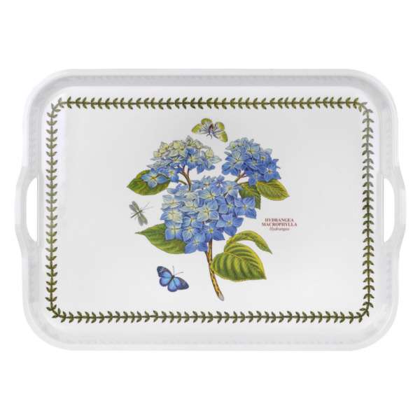 Поднос с ручками Pimpernel Ботанический сад. Гортензия 52х32см