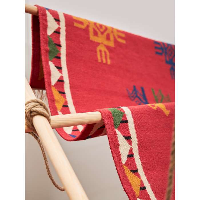Ковер из шерсти по мотивам чувашских орнаментов из коллекции cultural heritage, 160х230 см Tkano TK24-DR0015