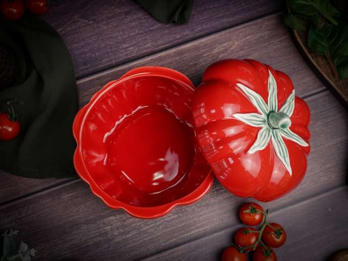 Емкость с крышкой 17,6 см, Tomato CASA DI FORTUNA CDF TM01