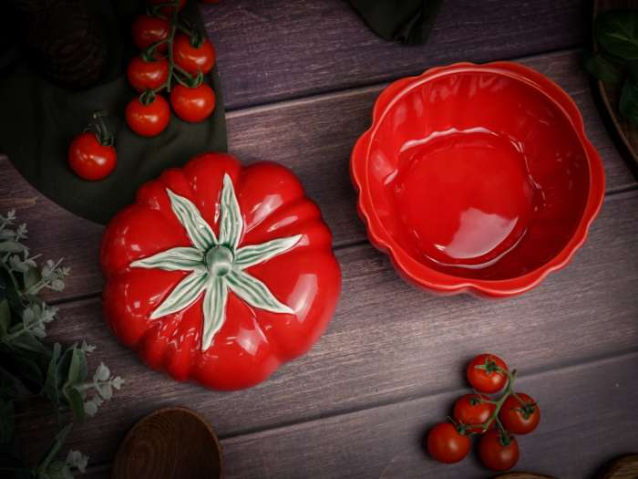 Емкость с крышкой 17,6 см, Tomato CASA DI FORTUNA CDF TM01