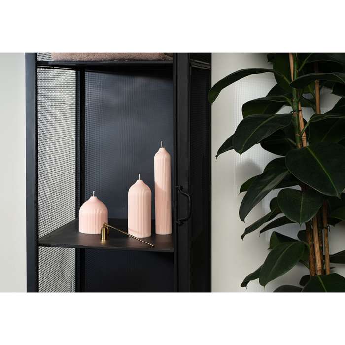 Свеча декоративная бежево-розового цвета из коллекции Edge, 25,5 см TKANO TK22-CND0012