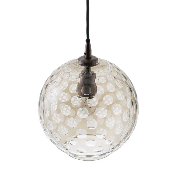 Светильник подвесной mystic aura, D22 см, коричневый Bergenson Bjorn BB0000547