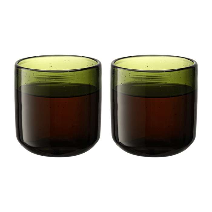 Набор стаканов flowi, 310 мл, темно-зеленые, 2 шт. Liberty Jones LJ0000327