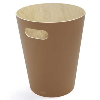 Корзина для мусора woodrow, 7,5 л, коричневая UMBRA 082780-1258