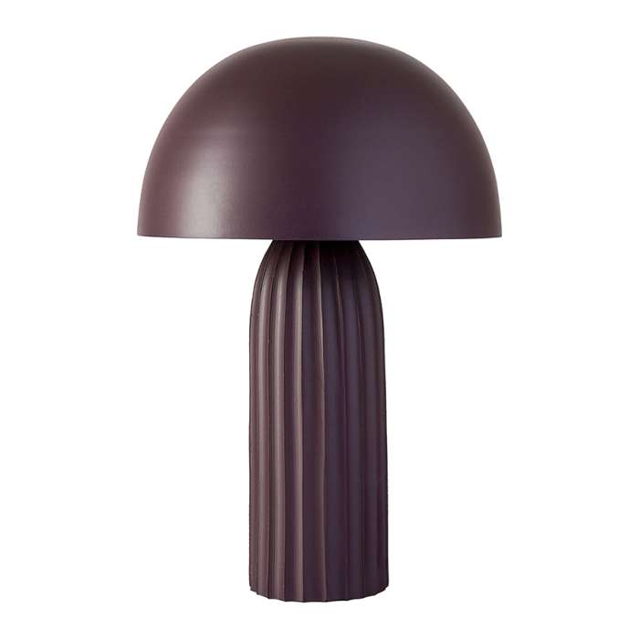 Лампа настольная texture sleek, D24х37 см, вишневая Bergenson Bjorn BB0000574