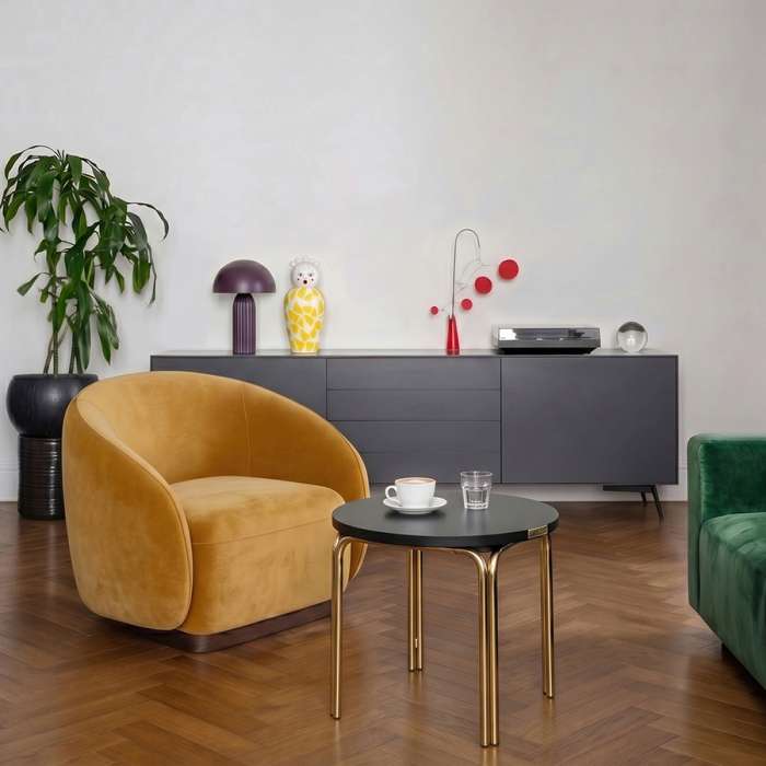 Лампа настольная texture sleek, D24х37 см, вишневая Bergenson Bjorn BB0000574