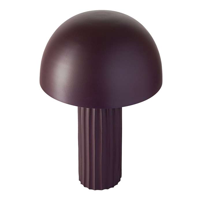 Лампа настольная texture sleek, D24х37 см, вишневая Bergenson Bjorn BB0000574
