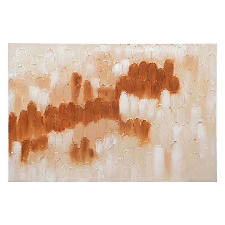 Панно декоративное с ручной росписью by feel, 120х80 см, охра Bergenson Bjorn BB0000956