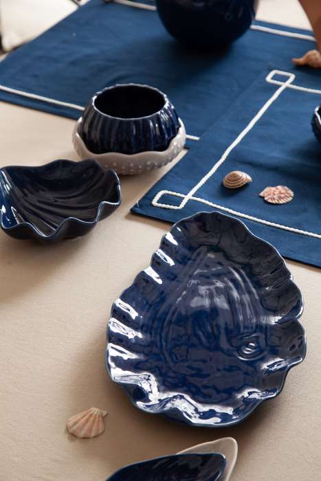 Набор из 2 салатников cockle синего цвета из коллекции sea treasures, 360 мл Tkano TK25-TW_BW0003