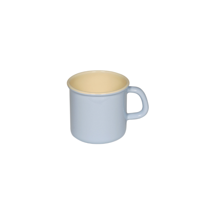 Кружка с крышкой 9 см, 0,5 л УЦЕНКА пастель голубой PASTELL RIESS 0222-006-1