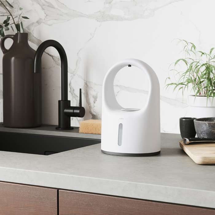 Диспенсер для жидкого мыла автоматический rain, 414 мл, белый UMBRA 1017390-660