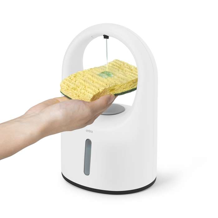 Диспенсер для жидкого мыла автоматический rain, 414 мл, белый UMBRA 1017390-660