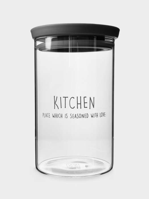 Банка для продуктов, 800 мл, стекло Б/пластик, Special ANNA LAFARG ANLAF-B6507PA-16