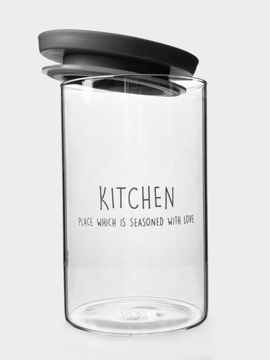 Банка для продуктов, 800 мл, стекло Б/пластик, Special ANNA LAFARG ANLAF-B6507PA-16