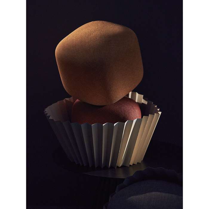 Пуф tr?ffel, красный LATITUDE LT00002