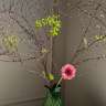 Ваза petal зеленого цвета из коллекции blossom, 22 см Tkano TK26-DEC-VA0001