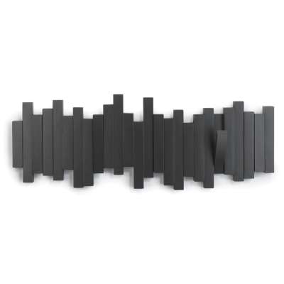Вешалка настенная sticks, 49,3 см, черная, 5 крючков UMBRA 318211-040