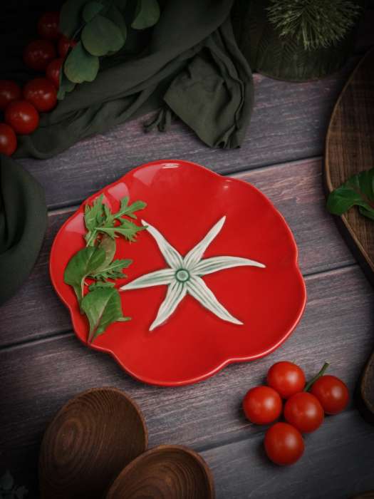 Тарелка d 21 см h 2,3 см, Tomato CASA DI FORTUNA CDF TM02