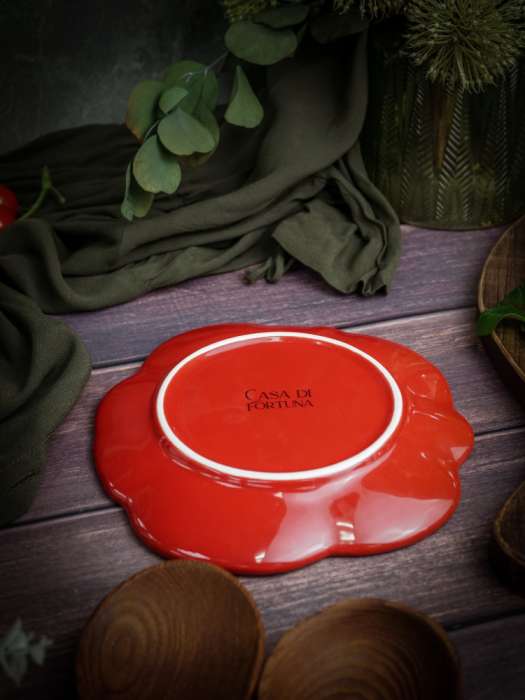 Тарелка d 21 см h 2,3 см, Tomato CASA DI FORTUNA CDF TM02