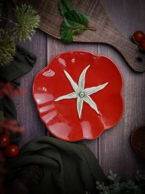 Тарелка d 21 см h 2,3 см, Tomato CASA DI FORTUNA CDF TM02