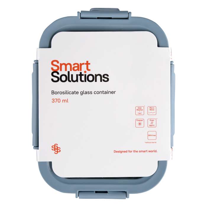 Контейнер для запекания, хранения и переноски продуктов в чехле smart solutions, 370 мл, синий Smart Solutions ID370RC_5415C