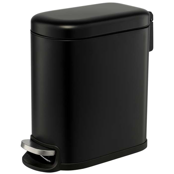 Ведро мусорное с педалью, графит, 5 л Smart Solutions SS0000245