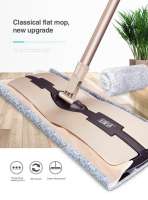 Плоская швабра с насадкой из микрофибры BOOMJOY JY8837