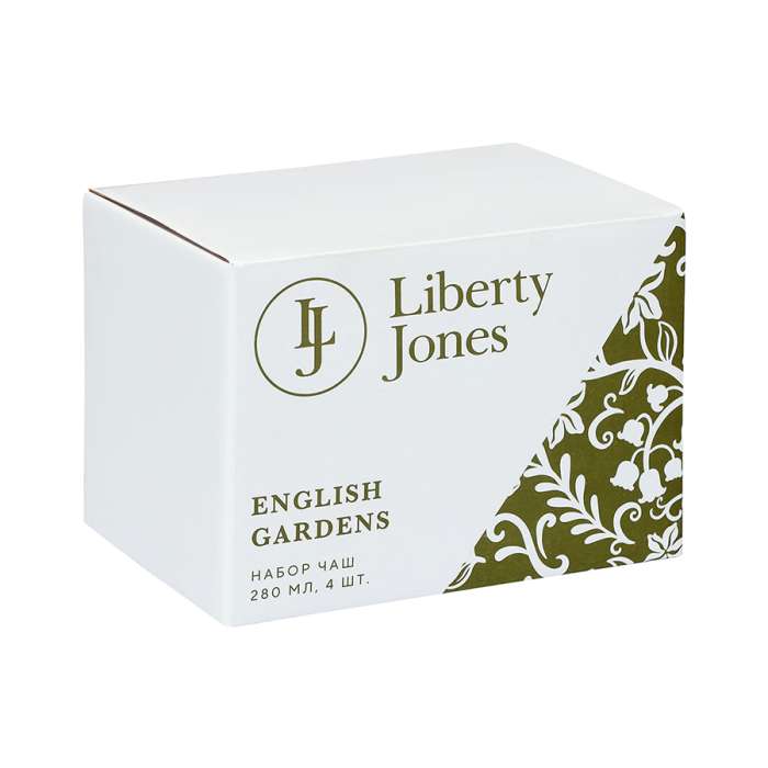Набор чаш english gardens, 280 мл, 4 шт. Liberty Jones LJ0000441
