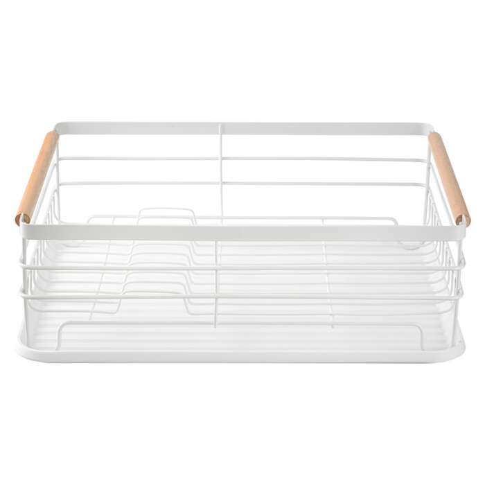 Сушилка для посуды granli, 43x30,5x14 см, белая Smart Solutions WNM-SS-DRNGR-MTPP-WH