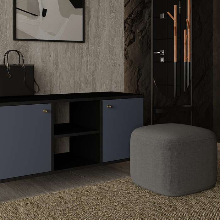 Пуф tr?ffel, серый LATITUDE LT00006