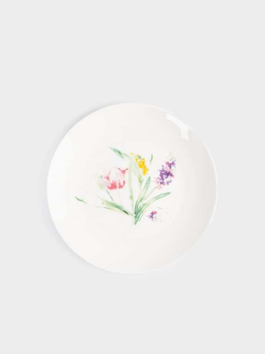 Сервиз обеденный, 6 перс, 18 пр, фарфор P, белый, Акварельные цветы, Bouquet ANNA LAFARG ANLAF-MEIBO-200525-1