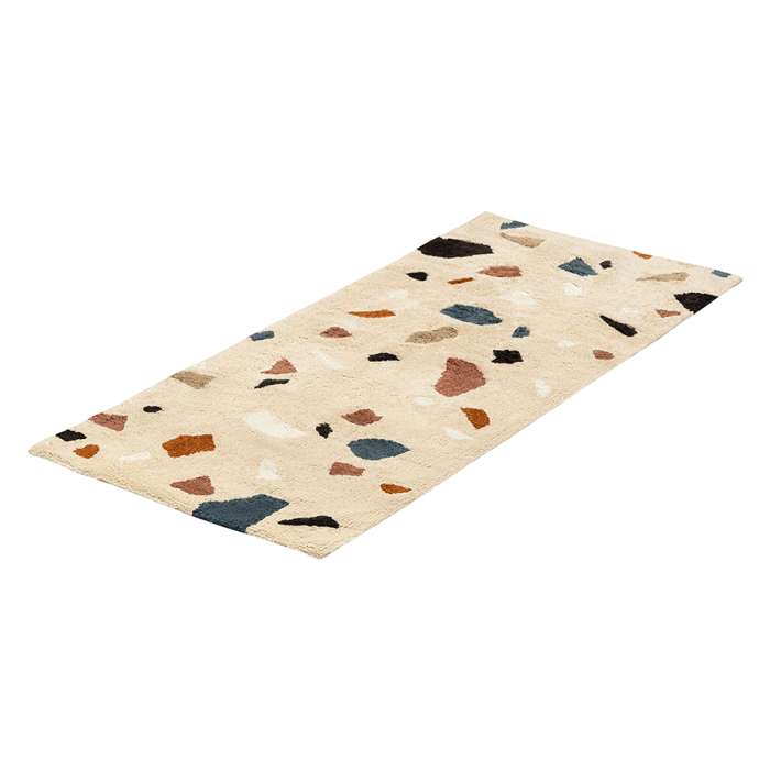 Ковер из хлопка terrazzo poetry из коллекции ethnic, 70х160 см Tkano TK25-DR0045