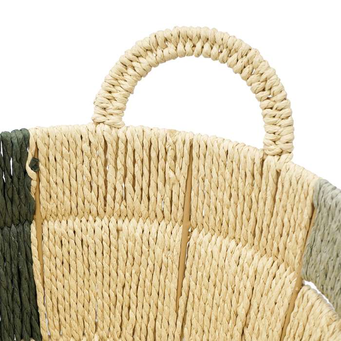 Корзина плетеная овальная bodhran sage из коллекции ethnic, размер l Tkano TK24-ST_BA0016