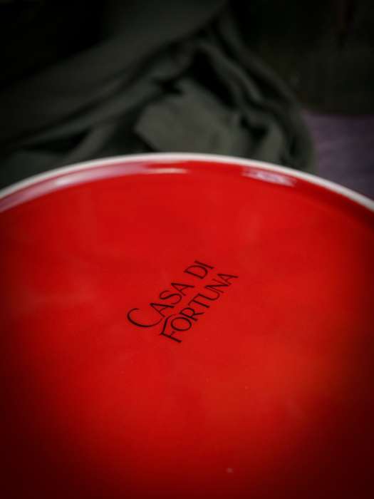 Тарелка глубокая d 26 см h 4,6 см, Tomato CASA DI FORTUNA CDF TM04