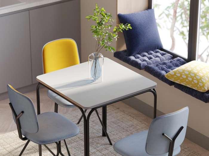 Стул ror, y, велюр, черный/голубой/желтый LATITUDE RORCHYBKVLRBLYEL