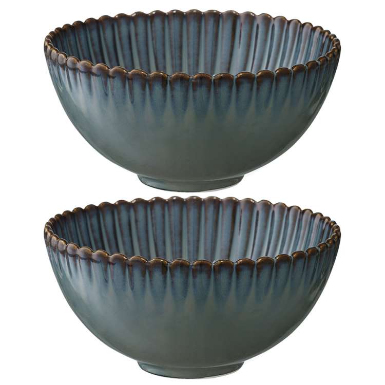 Набор из двух салатников темно-серого цвета из коллекции Kitchen Spirit, 750 мл TKANO TK22-TW_BW0001