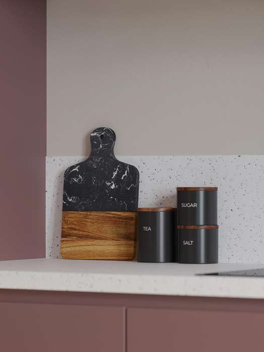 Доска сервировочная marm, 21,5х33,5 см, черный мрамор/акация Liberty Jones LJ000024