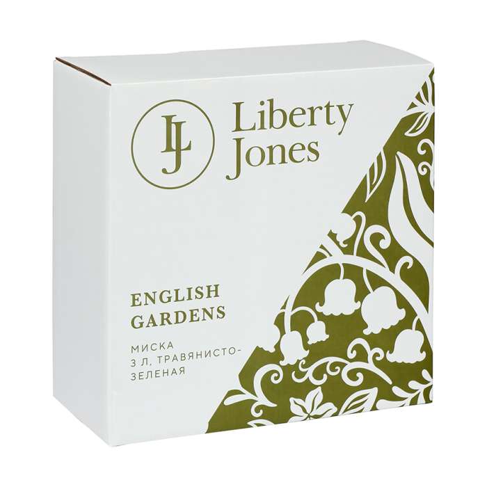 Миска english gardens, 3 л, травянисто-зеленая Liberty Jones LJ0000443