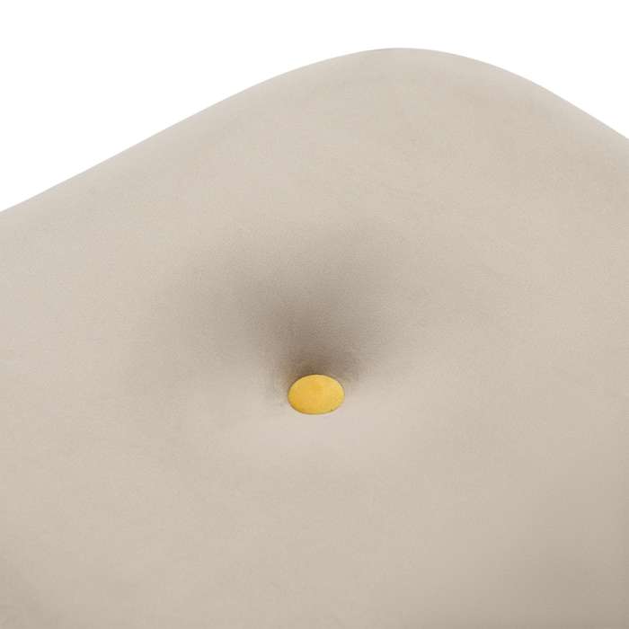 Пуф pea, велюр, бежевый/желтый Bergenson Bjorn BB0000154