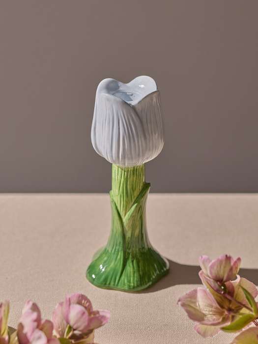 Подсвечник floret голубого цвета из коллекции blossom, 20 см Tkano TK26-DEC-CNH0002